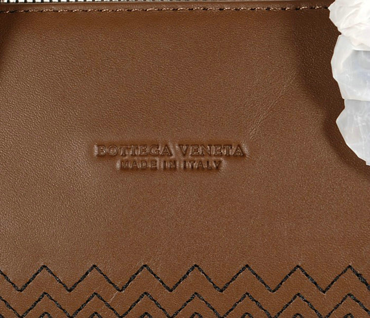 Bottega Veneta intrecciato VN tote 1153068-1 black&khaki